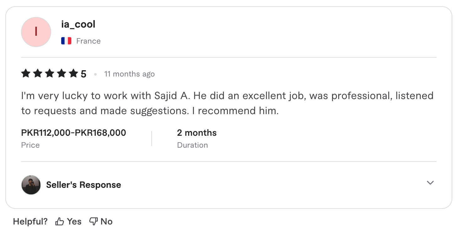 Fiverr Review Screenshot 20