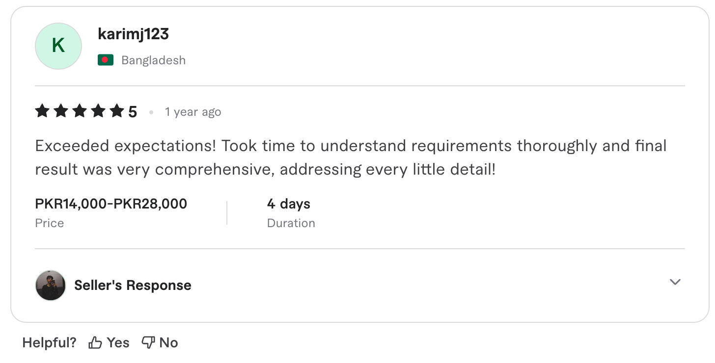 Fiverr Review Screenshot 21