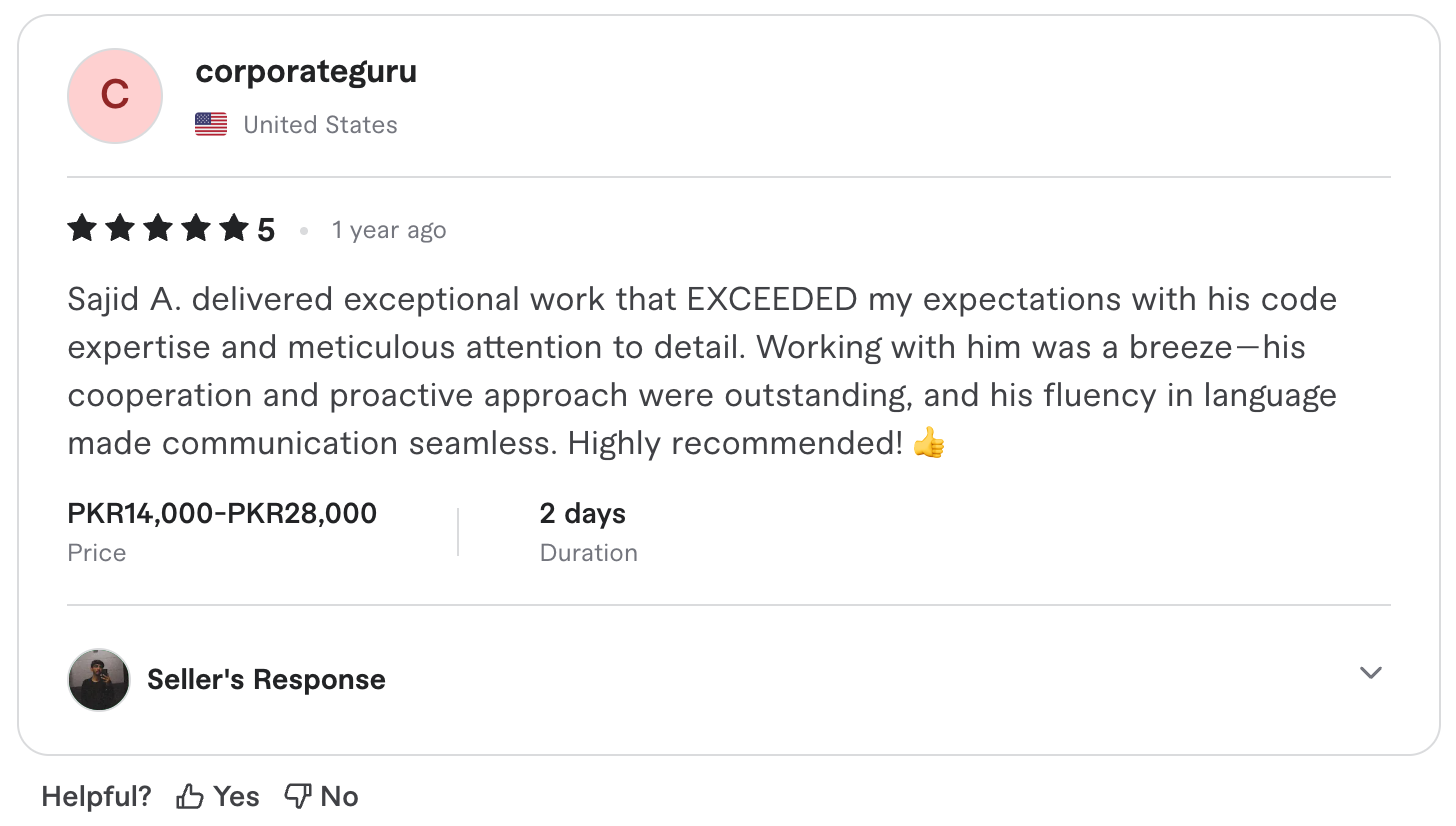 Fiverr Review Screenshot 33