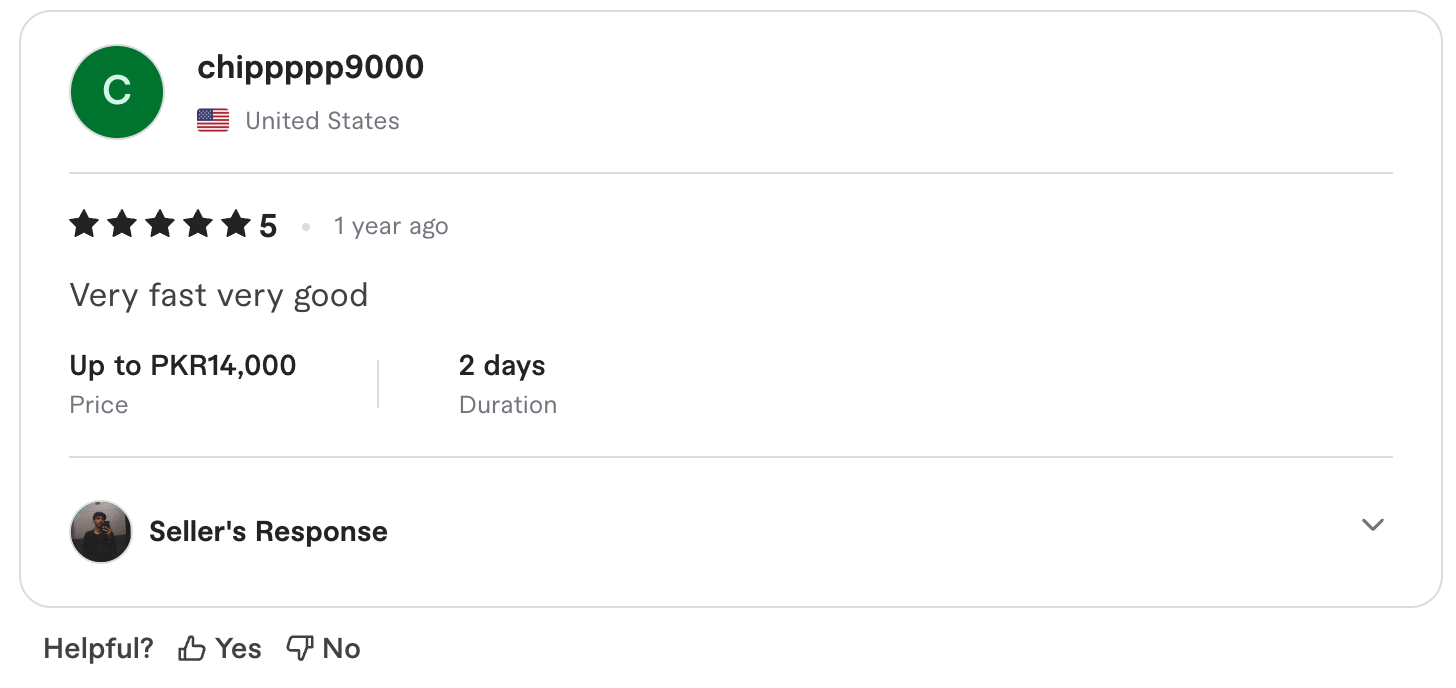 Fiverr Review Screenshot 36