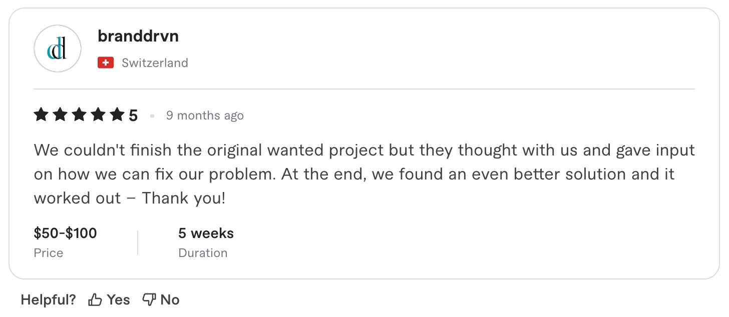 Fiverr Review Screenshot 4