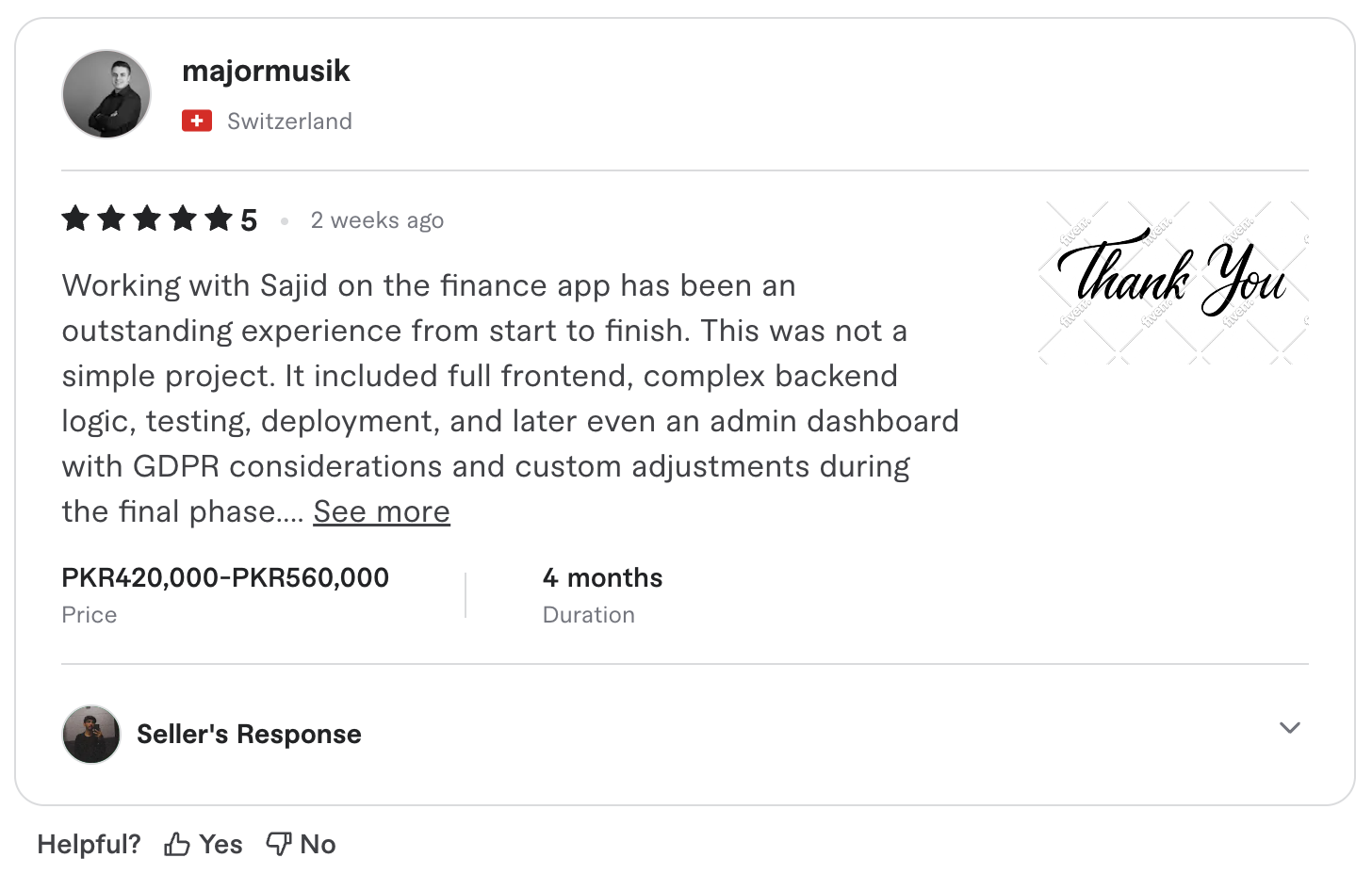 Fiverr Review Screenshot 7