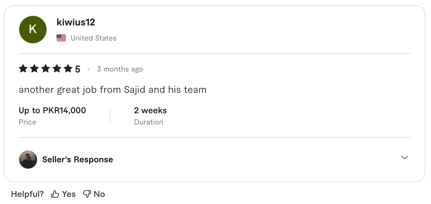 Fiverr Review Screenshot 9